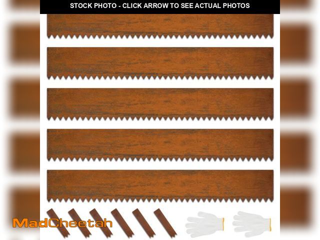 Lot 74-12419633 - Toriexon 20FT Corten Steel Landscape Edging 48" L x 8" H - 5 Pack, Vintage Rust Metal Edging for Lan...