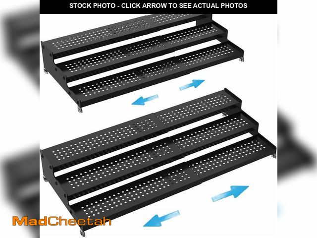 Lot 74-13624550 - Expandable Spice Rack organizer with 3-Tier step shelf,Modern Design heavy duty,Non Skid and Visibil...