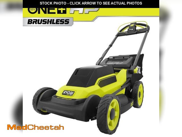 Lot 74-13678510 - RYOBI ONE+ HP 18V Brushless 20 in. Cordless Battery Walk Behind Self-Propelled Lawn Mower (Tool Only...