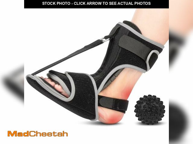 Lot 74-14063502 - Plantar Fasciitis Night Splint with Massage Ball for Plantar Fasciitis Relief, Comfortable Plantar F...