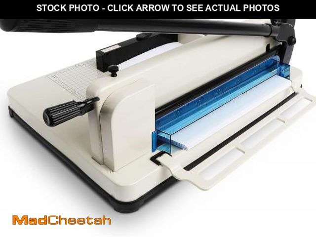 Lot 74-12167328 - FAHKNS 17" Heavy Duty Guillotine Trimmer Paper Cutter,Cortadora de Papel 500 Sheets Paper Trimmer wi...
