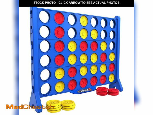 Lot 74-14438762 - Hasbro Giant Connect 4 Edition Board Games, Plastic Blue - UNUSED