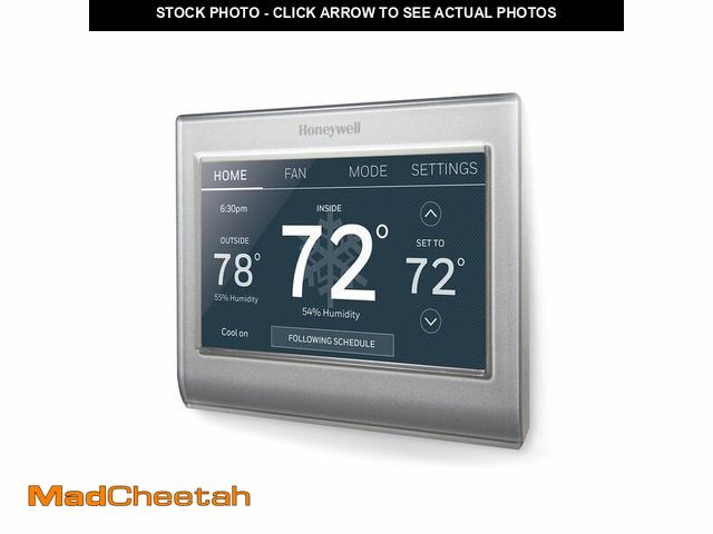Lot 74-14591189 - Honeywell Home RTH9585WF Wi-Fi Smart Color Thermostat, 7 Day Programmable, Touch Screen, Energy Star...