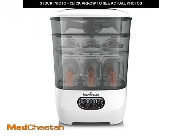 Lot 74-12137480 - Baby Brezza Bottle Sterilizer and Dryer Advanced - 33% Faster - Largest Capacity Steam Sanitizer - U...