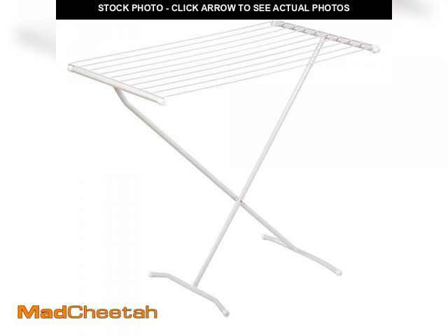 Lot 74-12094444 - Honey-Can-Do Collapsible Clothes Drying Rack Ã¢â¬â Sturdy Metal X-Frame, Space-Saving Towel &amp;...
