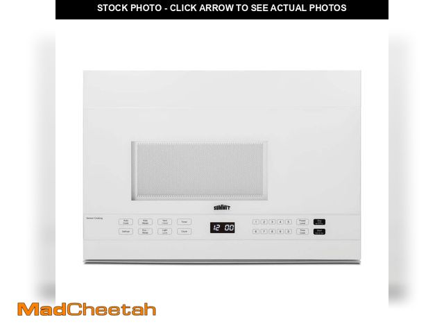 Lot 74-14327591 - Summit Appliance 24 in. 1.4 cu. ft. Over the Range Microwave in White - UNUSED