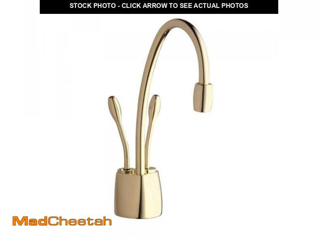 Lot 74-12424727 - InSinkErator Contemporary Instant Hot Water Dispenser, 8.4 in., 2-Handle Kitchen Faucet in French Go...