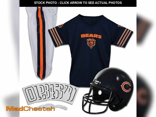 Lot 74-12868534 - NFL Chicago Bears Deluxe Youth Uniform Set, Medium - UNUSED