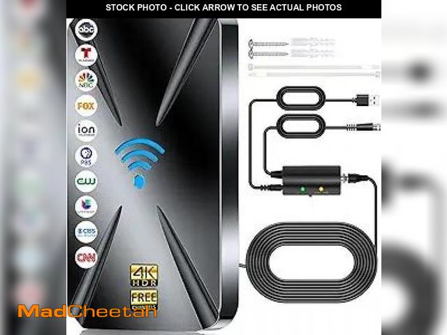 Lot 74-12128734 - 2025 Upgraded TV Antenna Indoor, 2200+ Miles Range Digital Antenna for Smart TV Indoor, HD Antenna f...