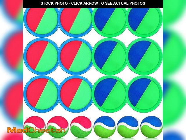 Lot 74-14424661 - Charniol Kids Toys Toss and Catch Game Set Beach Game Outdoor Ball Sports Games Toss and Catch Ball ...