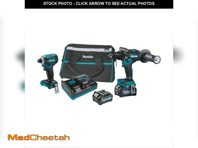 Lot 74-12553239 - (MISSING BATTERY,CARRY BAG) Makita 40V Max XGT Brushless Cordless 2-Pc. Combo Kit (Hammer Driver-Dri...