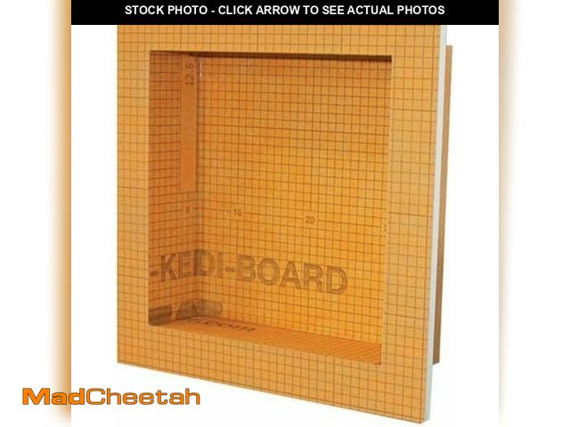 Lot 74-12682924 - Schluter KERDI-BOARD-SN Shower Niche - Waterproof and Ready-to-Tile, Easy Installation - 12" x 12" -...