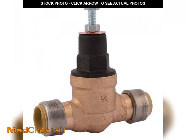 Lot 74-12134877 - SharkBite 3/4 in. Push-to-Connect Bronze EB-45 Direct Pressure Regulator Valve - USED