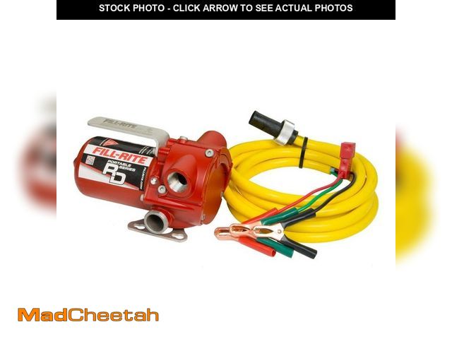 Lot 74-14222815 - FILL-RITE 12-Volt 8 GPM 1/6 HP Portable Fuel Transfer Pump (Pump Only) - UNUSED