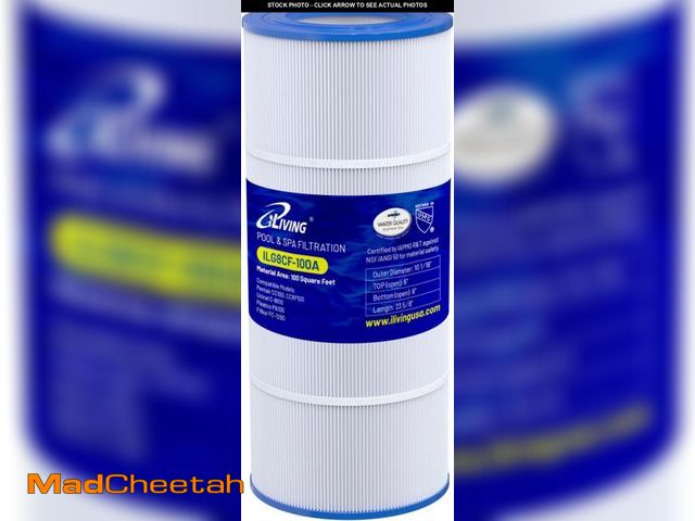 Lot 74-12098273 - iLiving ILG8CF-100A Pool &amp; Spa Filter Replacement, Compatible with Pentair CC100, CCRP100, PAP10...
