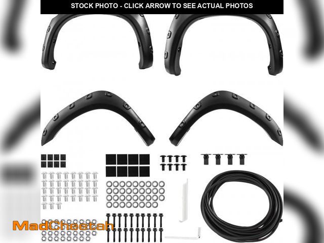 Lot 74-12097204 - KAX 4 PCS Fender Flare Kit Including Hardware,Compatible with Toyota 2007-2013 Tundra Wheel Fender F...