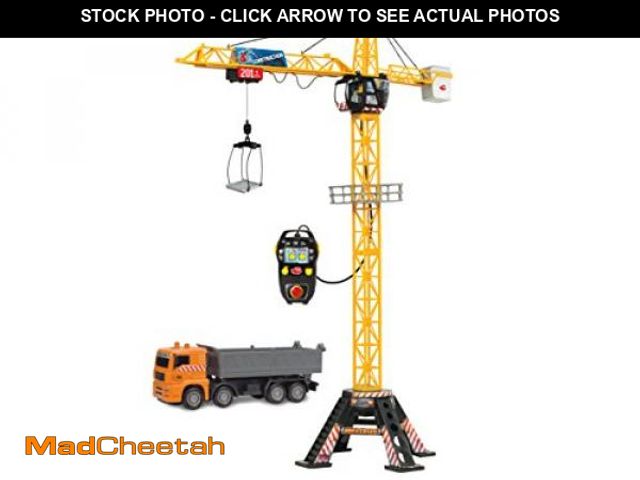 Lot 74-12398953 - Dickie Toys 48" Mega Crane and Truck Vehicle and Playset - UNUSED