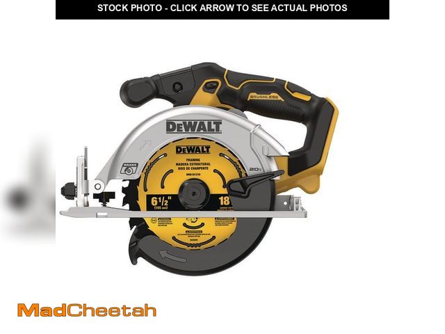 Lot 74-14309911 - DEWALT 20V MAX Cordless Brushless 6-1/2 in. Sidewinder Style Circular Saw (Tool Only) - USED