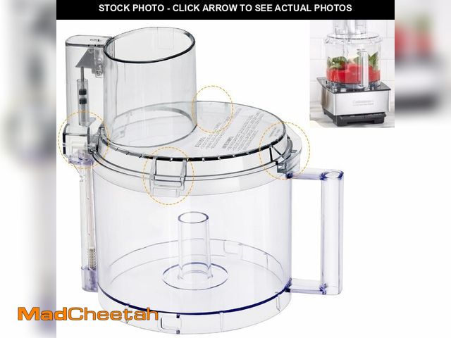 Lot 74-14263769 - 4 Locking Tabs DLC-005AGTXT1 Bowl and DFP-14NWBCT1X Cover 14-cup Food Processor Work Bowl Kits Fits ...
