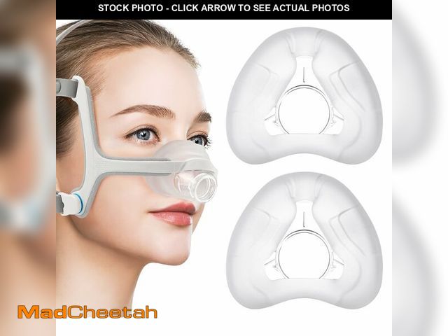 Lot 74-12977150 - Replacement Mask Cushion for AirFit N20 Large - 2 Packs Snug Fit &amp; Secure Seal Nasal Cushions Co...