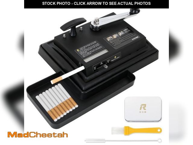 Lot 74-11553072 - LUCYCAZ Cigarette Rolling Machine with Rolling Tray, Tobacco Rolling Machine Hand Operation Injector...