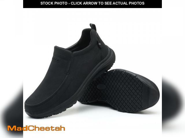 Lot 74-11557532 - TEYTAP Non Slip Work Shoes for Men Women Waterproof Slip Resistant Chef Kitchen Restaurant Food Serv...