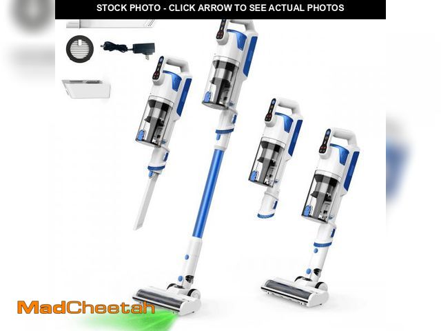 Lot 74-12213278 - AYONTIN Cordless Vacuum Cleaner, Brushless Motor Powerful Suction Stick Vacuum, LED Display, with 25...