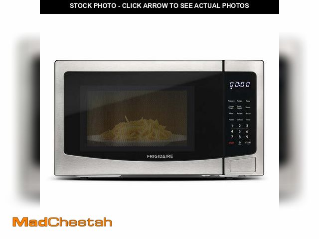 Lot 74-12861893 - Frigidaire 1.1 Cu. ft Countertop Microwave Oven in Stainless Steel - UNUSED