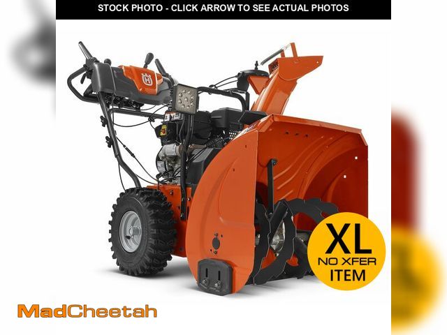 Lot 74-13123643 - Husqvarna ST224 Snow Blower, 212-cc 5.9-HP, 24-Inch Snow Thrower, Friction Disc Transmission, Two St...