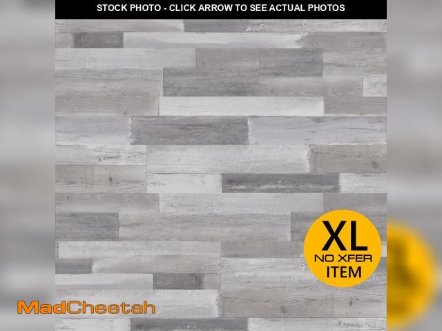 Lot 74-14312234 - (Pallet of 5 Cases) TrafficMaster Skyland 6 MIL x 6 in. W x 36 in. Whitewashed Gray Click Lock Water...