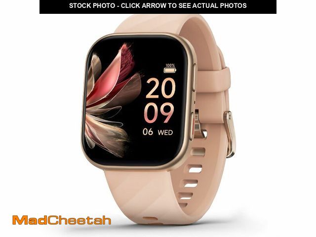 Lot 74-14047742 - FITVII Health &amp; Fitness Tracker (Answer/Make Calls), Smart Watch with 24/7 Heart Rate and Blood ...