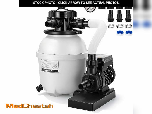 Lot 74-14324044 - SPECSTAR 12" Sand Filter Pump 3168GPH for  Above Ground Pools Up to 11000Gallons,   Pool Filter Syst...