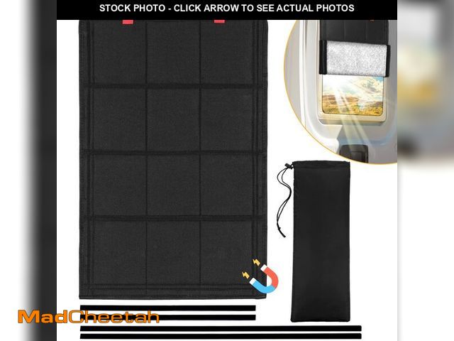 Lot 74-12700927 - funomo RV Door Window Shade, Foldable Magnet RV Blackout Window Cover, UV Rays Protection Camper Tra...