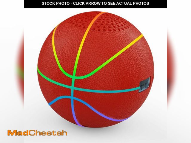 Lot 74-14298261 - INLOOKSEEK Glow in the Dark Mini Basketball Bluetooth Speaker - USED