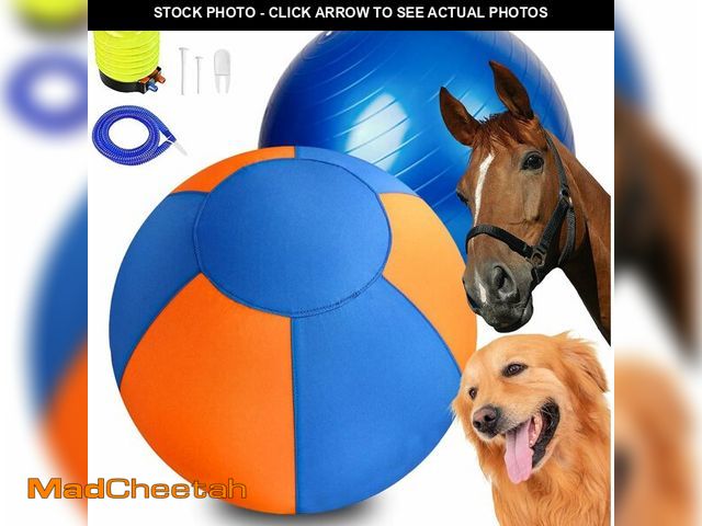 Lot 74-14263353 - 18" Herding Ball for Dogs - Upgraded Chew-Resistant Double-Layer Material Durable Waterproof Dog Toy...