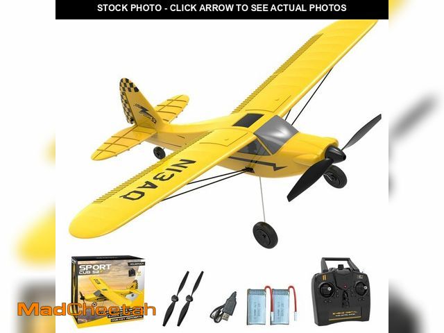 Lot 74-12444067 - VOLANTEXRC RC Plane Trainer Sport Cub 3CH Remote Control Airplane with Prop Saver, 6-Axis Gyro Stabi...