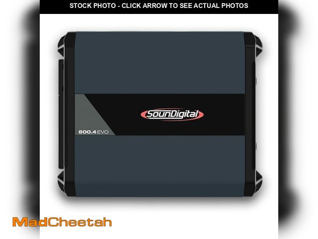 Lot 74-14481072 - SounDigital - Car Full Range Amplifier 800 - 4 Channels 800 Watts RMS 4 Ohm - Compact Size - Profess...