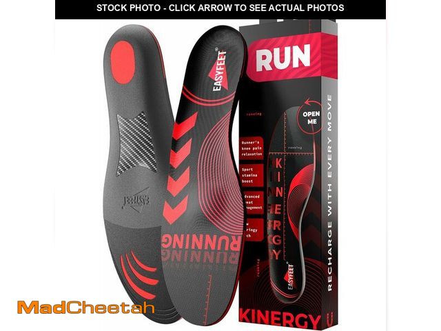 Lot 74-12705422 - Running Athletic Shoe Insoles Men Women - Sport Insole - Shock Absorption Inserts - Walking Hiking H...