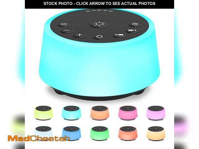 Lot 74-14265869 - Color Noise Sound Machines with 10 Colors Night Light 25 Soothing Sounds and Sleep White Noise Machi...