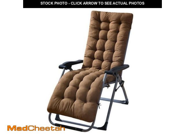 Lot 74-12158525 - YEERSWAG 67x21x3 Inch Non Slip Lounge Chaise Chair Cushion Gravity Chair Cushions High Back Outdoor/...