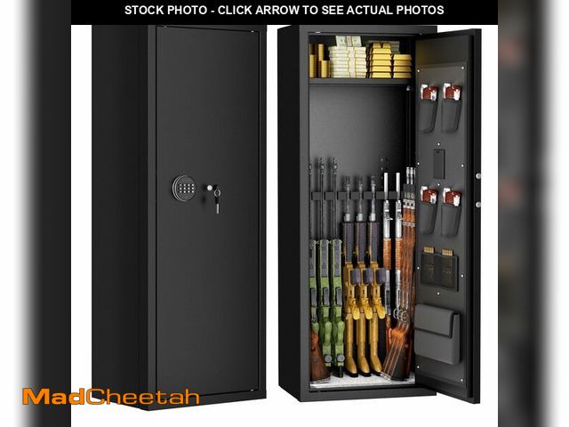 Lot 74-12762841 - INTERGREAT 8-12 Gun safes,Rifle Safe,Gun Safes for Home Rifle and Pistols, Long Gun Safe for Rifle S...