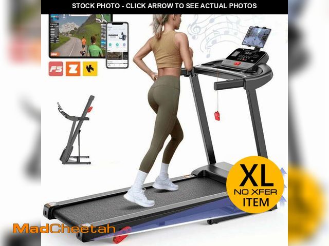 Lot 74-13580663 - 3.5HP Folding Treadmill with 3-Level Adjustable Incline, 7.5mph Speed Running Machine,Treadmill 300 ...