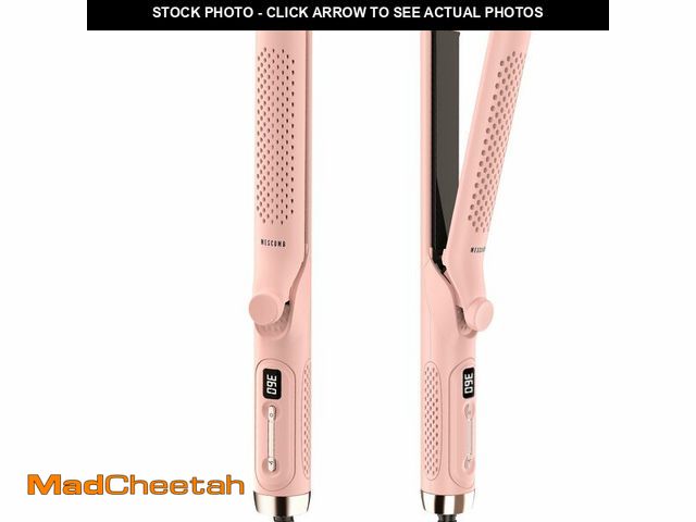 Lot 74-12449742 - 360ÃÂ° Airflow Styler Curling Iron - 1.25 Inch Hair Straightener and Curler 2 in 1 with Vented Cool...