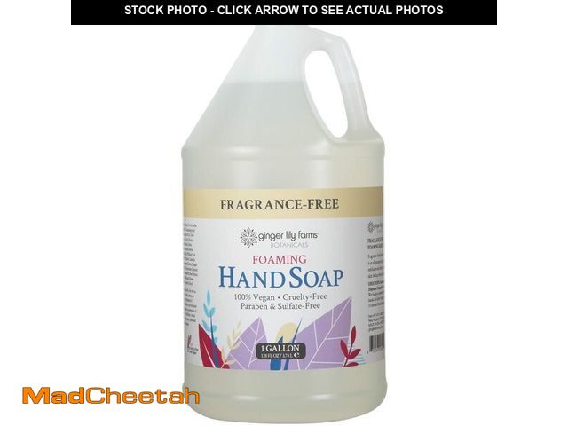 Lot 74-12972528 - Ginger Lily Farms Botanicals All-Purpose Foaming Hand Soap Refill, Fragrance Free, 100% Vegan &amp; ...