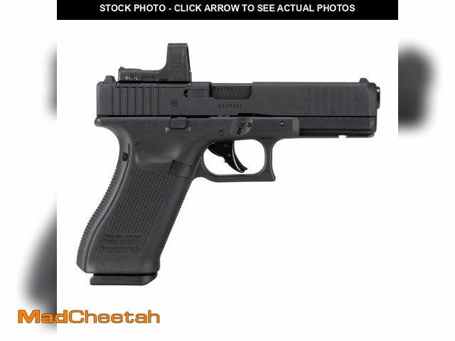 Lot 74-14048269 - Glock 17 Gen5 MOS .177 BB Pistol with RDS 8 Optic Ã¢â¬â Blowback CO2 Airgun, 18-Round Drop-Free M...