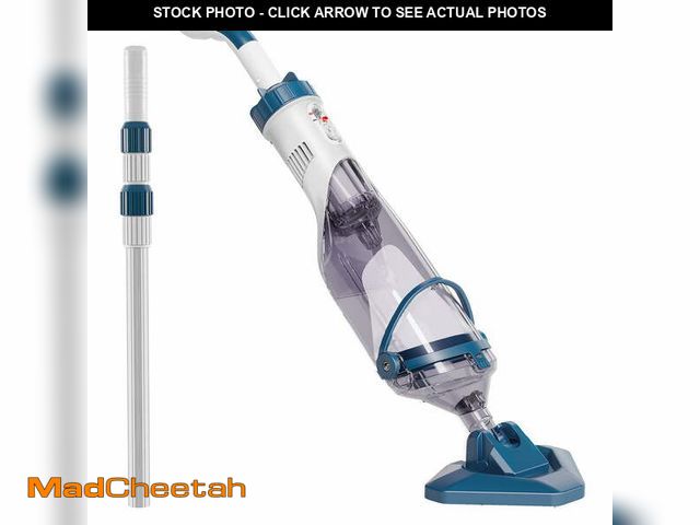 Lot 74-12782214 - Cordless Pool Vacuum, Handheld Pool Vacuum for Above Ground Inground Pools, Spas and Hot Tubs, 60-Mi...