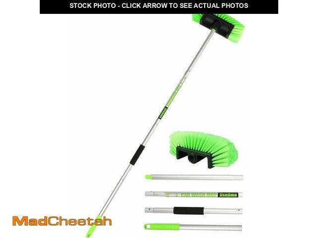 Lot 74-14210087 - Jisejima Five-Sided Car Wash Brush with Long HandleÃ¯Â¼ÅSoft Bristle Scrub Cleaning Mop with Extend...