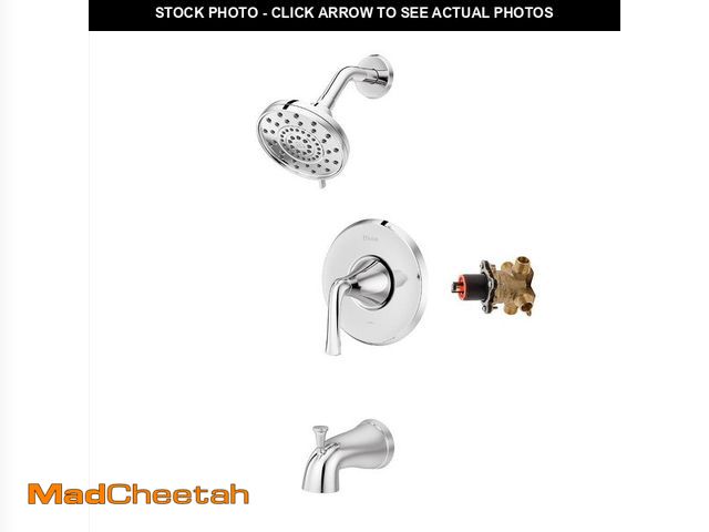 Lot 74-14393633 - Pfister Ladera Single Handle 3-Spray Tub and Shower Faucet 1.8 GPM in Polished Chrome (Valve Include...