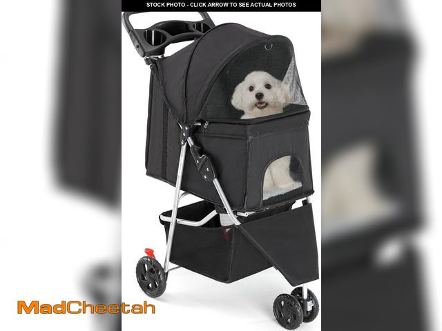 Lot 74-12396985 - Sweetcrispy Pet Stroller for Dogs and Cats | Foldable, Lightweight, and Durable | Ideal for Small to...