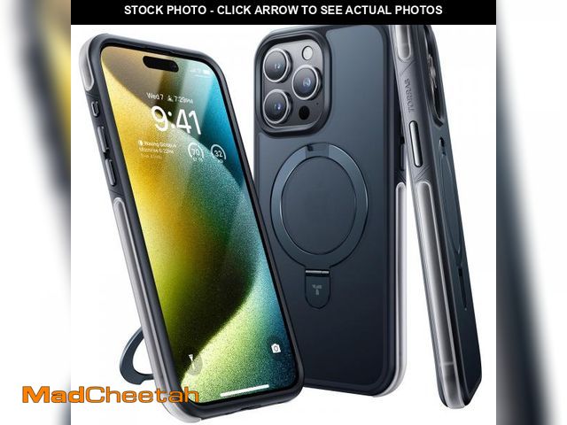 Lot 74-11557868 - TORRAS Shock-Absorbent for iPhone 15 Pro Max Case with Air-Filled Bumper, Mil-Grade Drop Protection,...